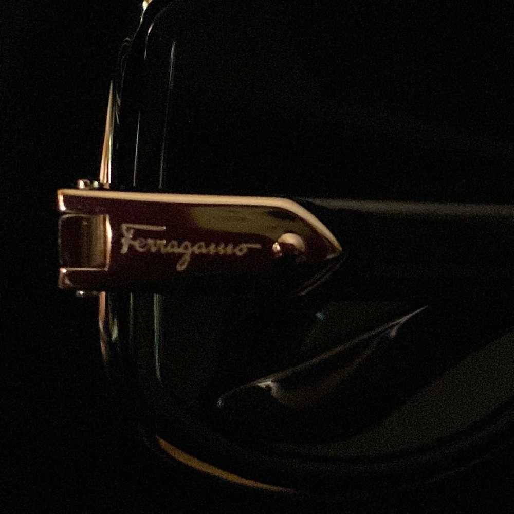 Salvatore Ferragamo Black with Gold Trim